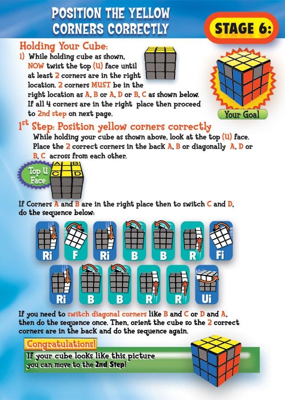 Rubik's Cube Stage 4 The 6 Stages To Solve A Rubiks Cube / Stage 4 of
